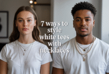 7 Unique Ways to Style a Basic White T-Shirt with Necklaces (for Men & Women)